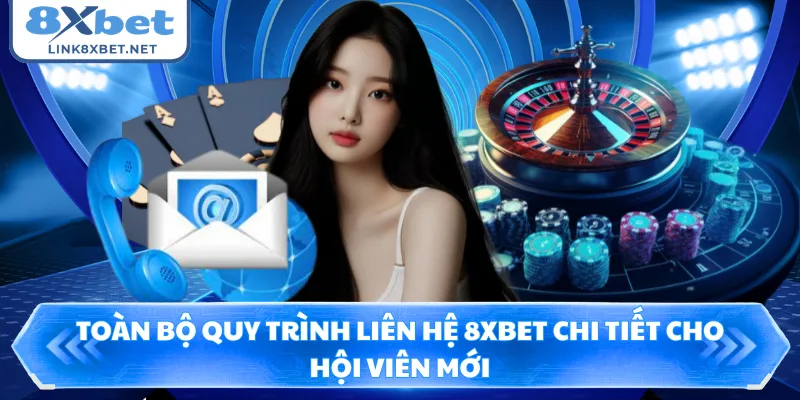 Toàn bộ quy trình liên hệ 8XBET chi tiết cho hội viên mới